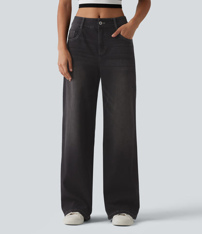 Lacey Jeans — Deep Ink Black Denim