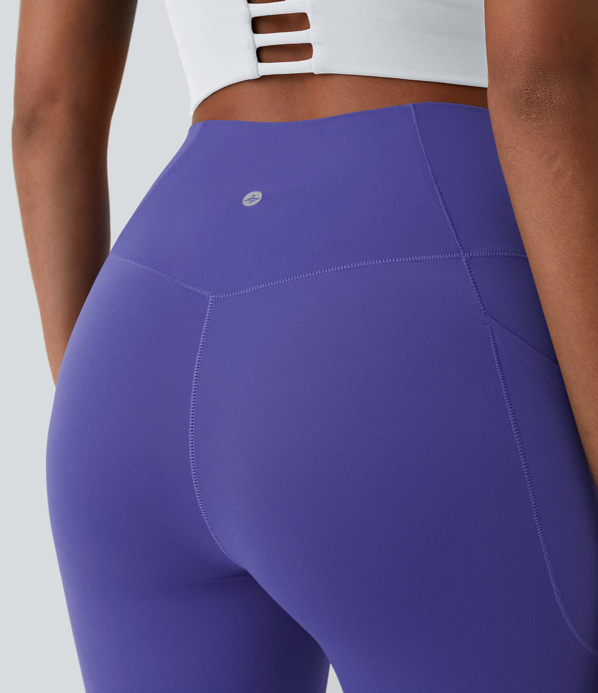 Petal Legging — Red Mahogany
