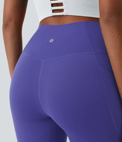Petal Legging — Red Mahogany