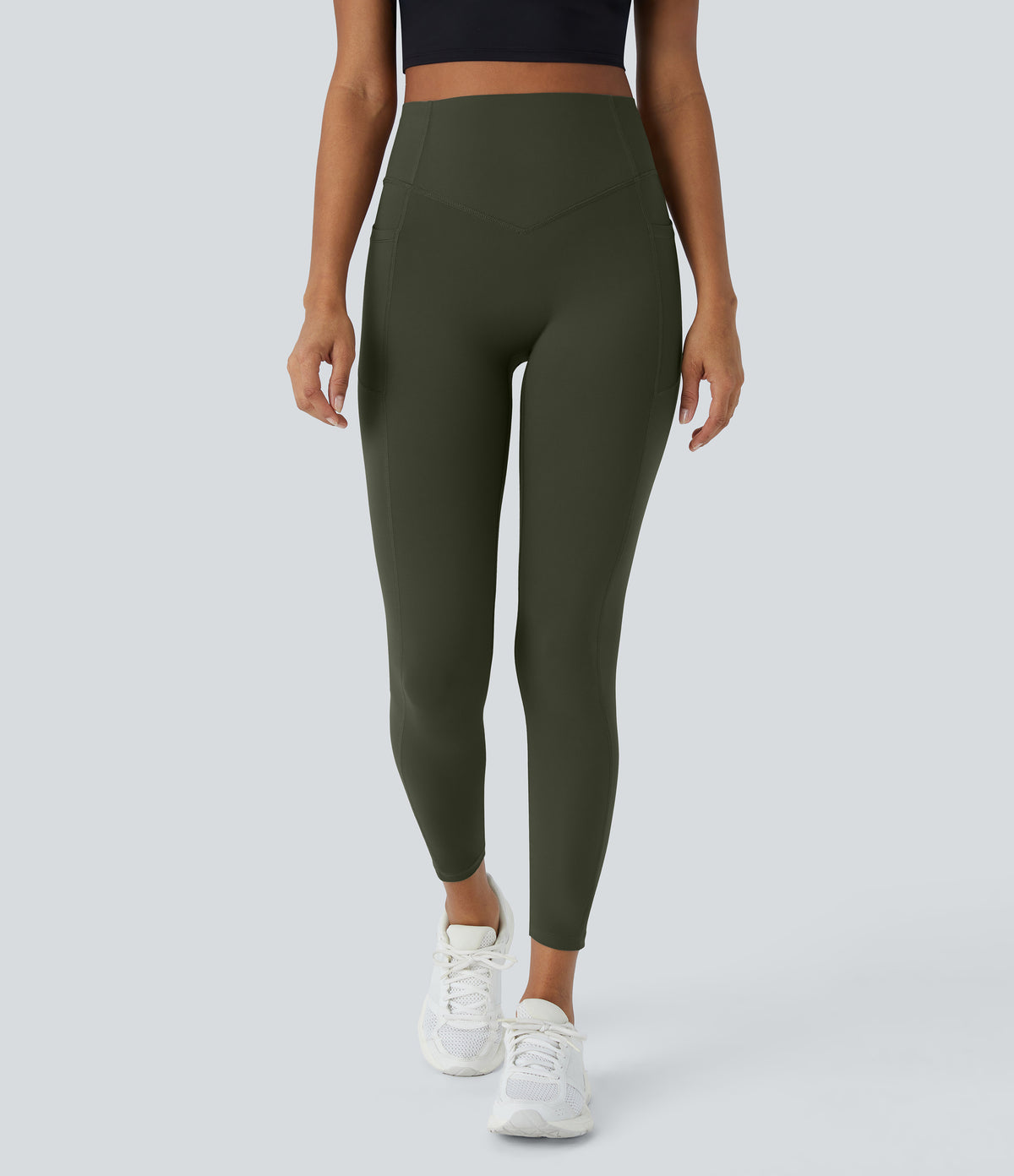 Amara Legging — Deep Woodland Green