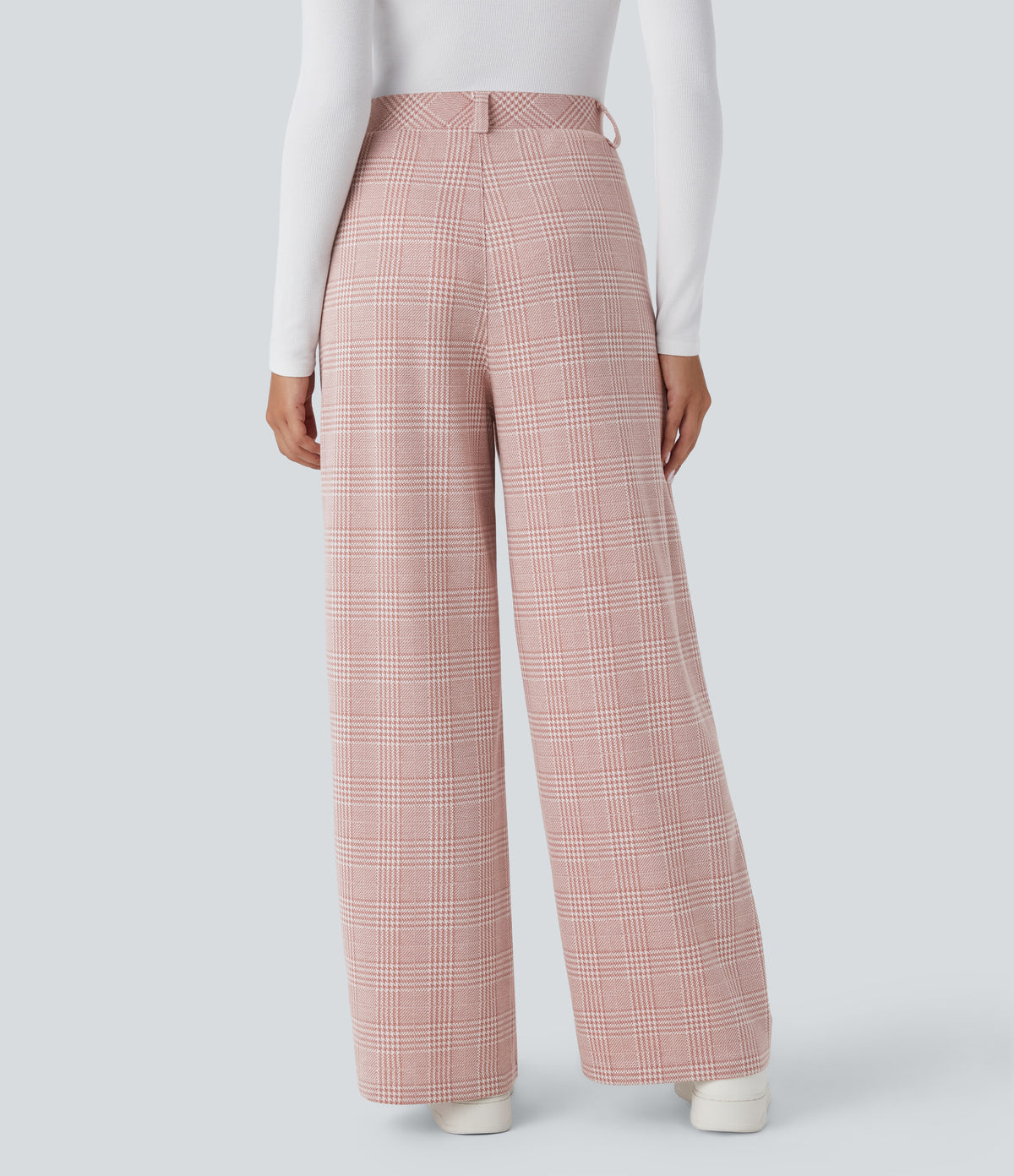 Lucille Pants — Bean Paste Houndstooth Plaid