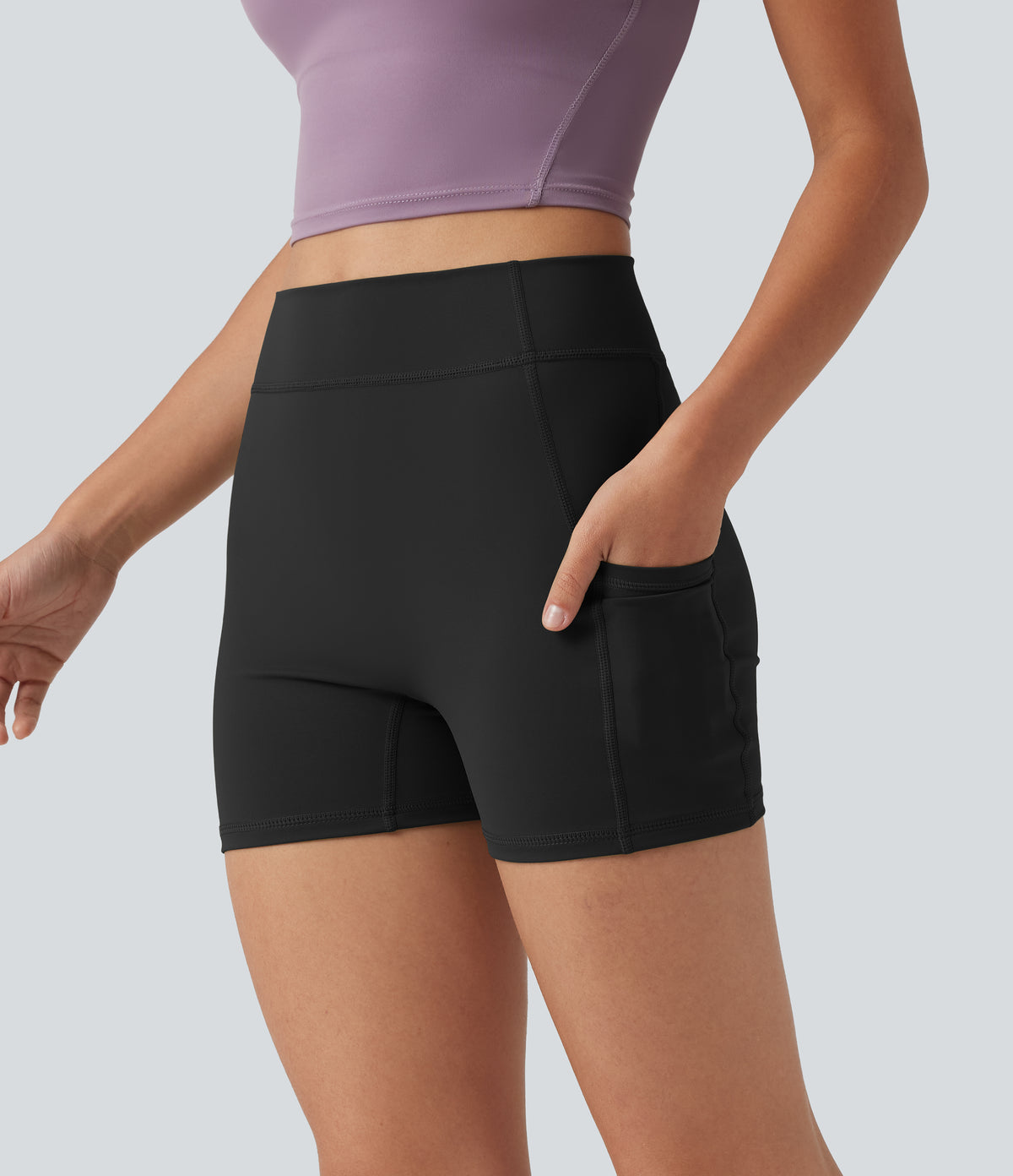 Hazel Biker Short — Black