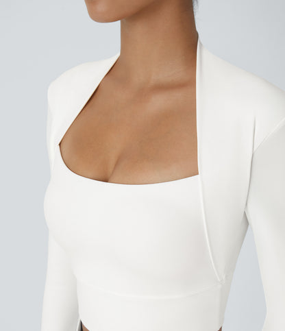 Esme Long-Sleeve Top — White