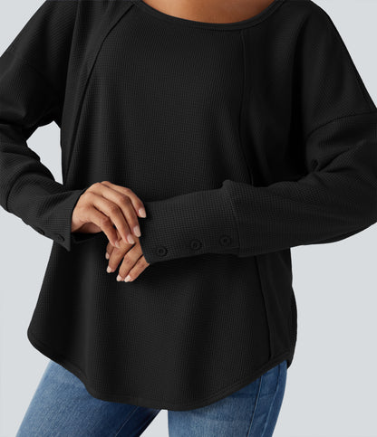 Ember Long-Sleeve Top — Black
