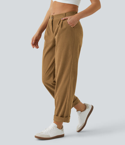 Cecily Pants — Bone Brown