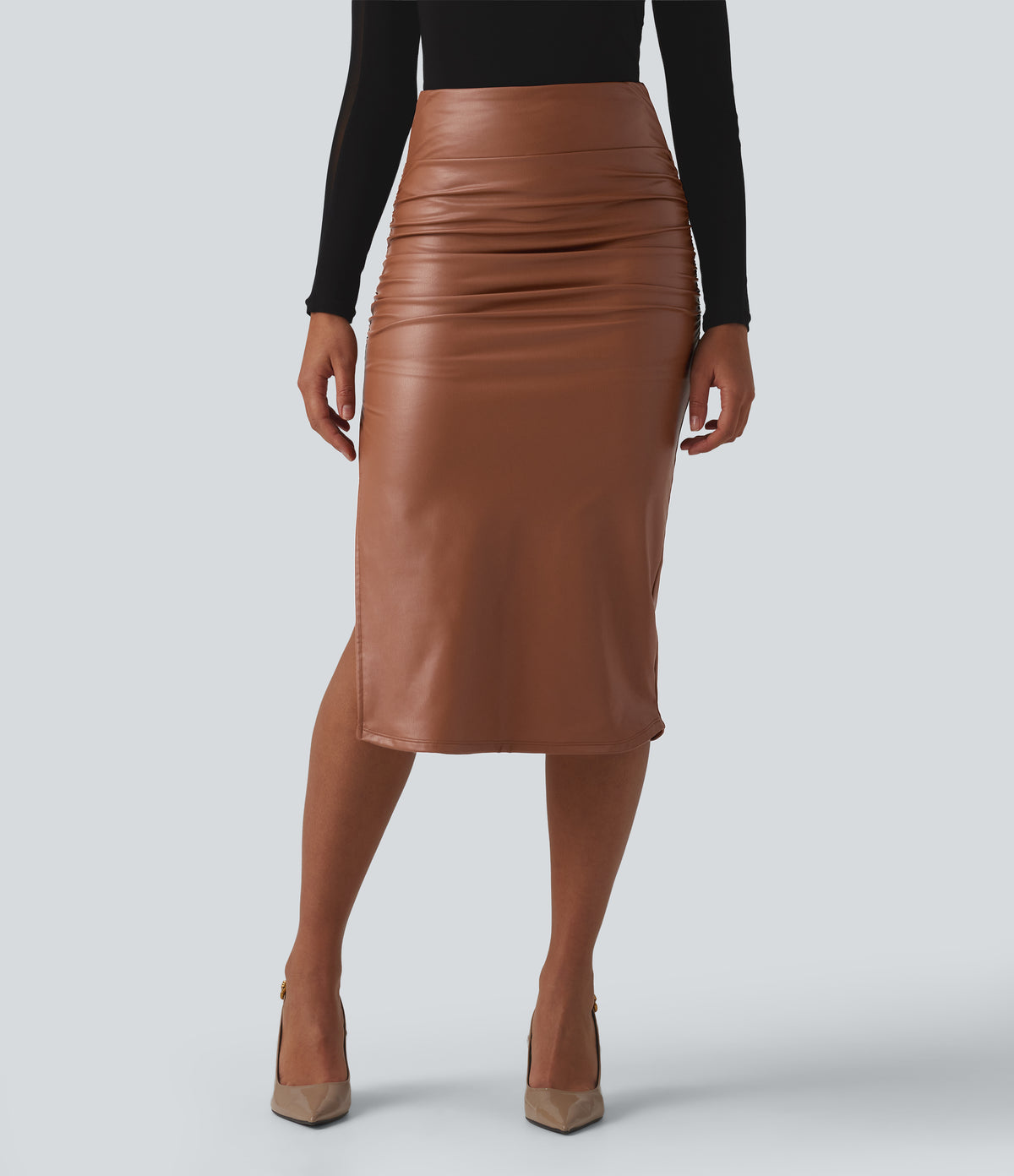 Eira Skirt — Rustic Brown