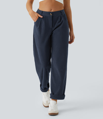 Cecily Pants — Foggy Blue