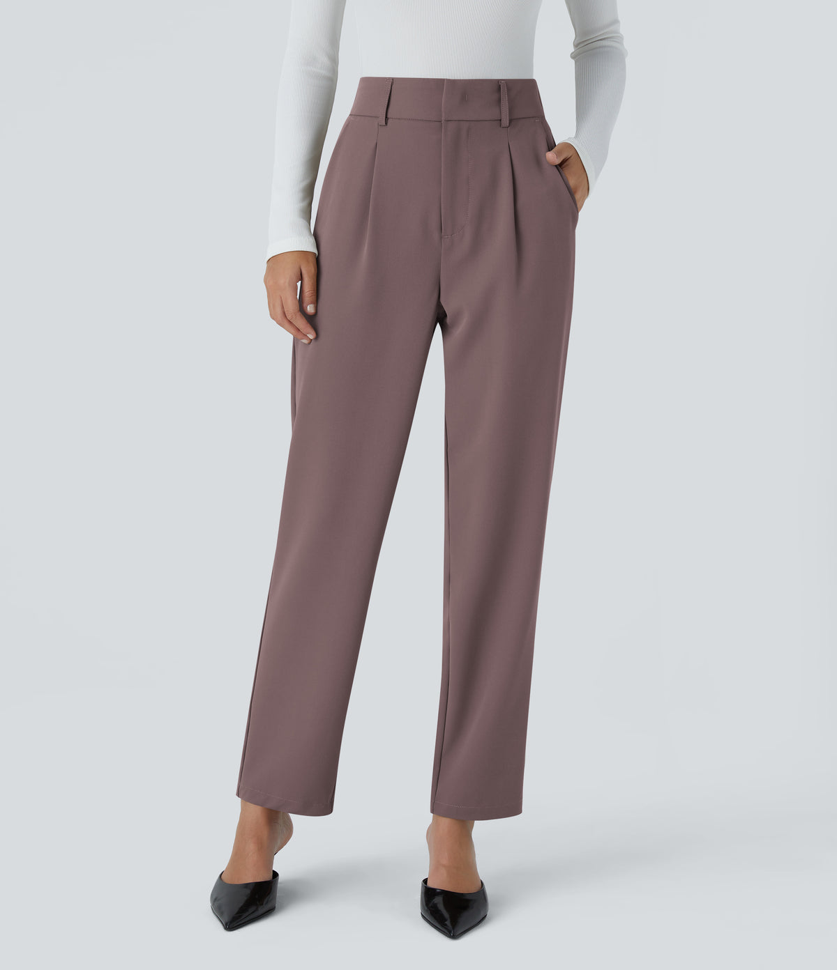 Maisie Pants — Roselle Purple