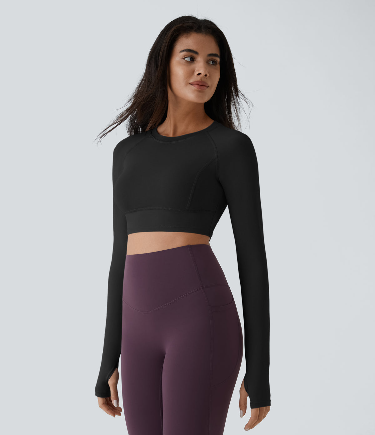 Sora Crop Top — Black
