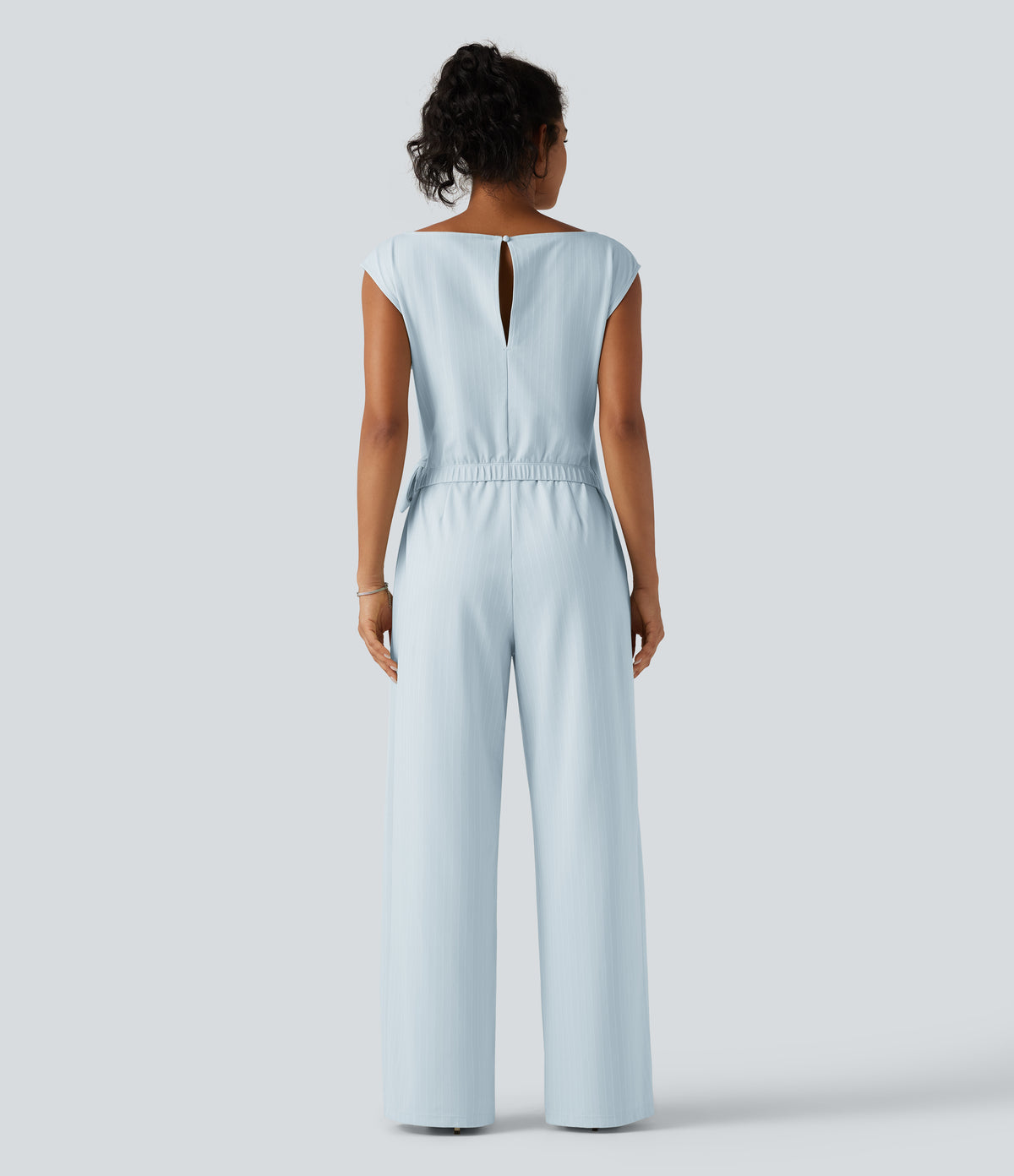 Rosalind Jumpsuit — Frosted Breeze Blue