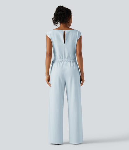 Rosalind Jumpsuit — Frosted Breeze Blue
