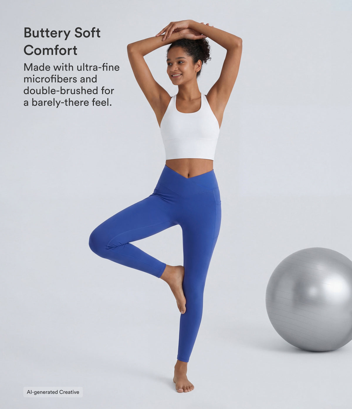 Petal Legging — Steel Gray