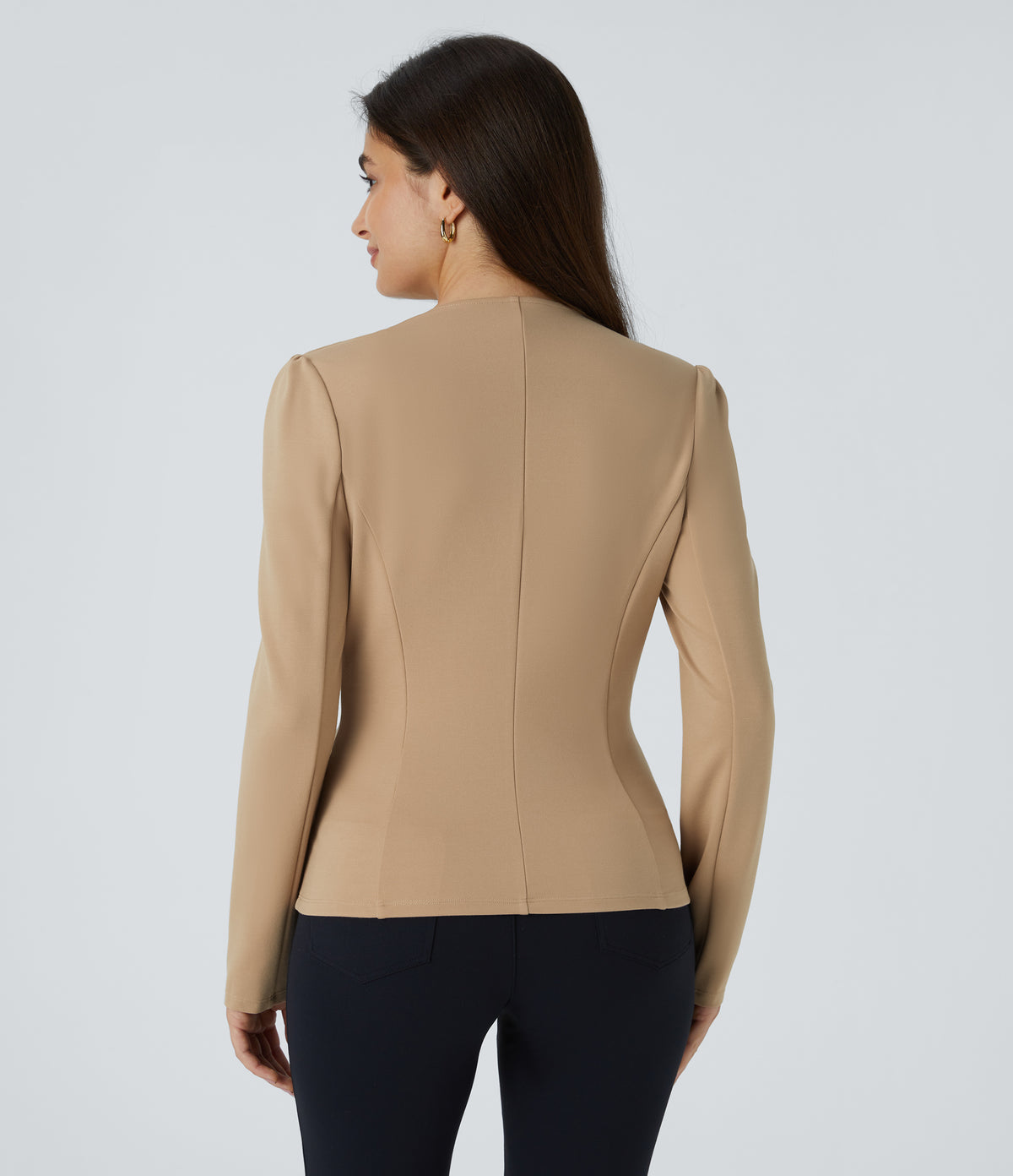 Faye Blazer — Tan