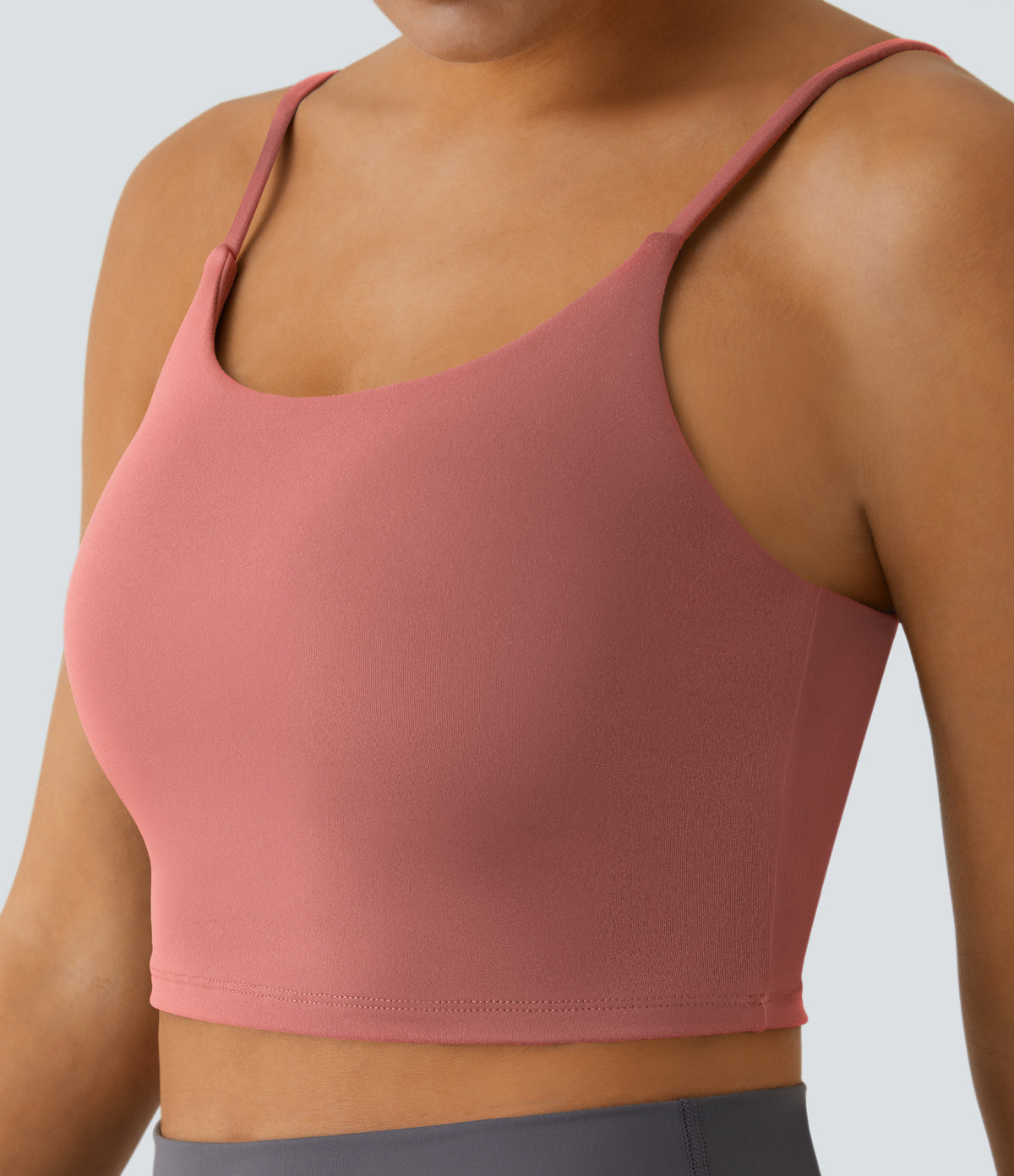 Luma Crop Top — Woodsmoke