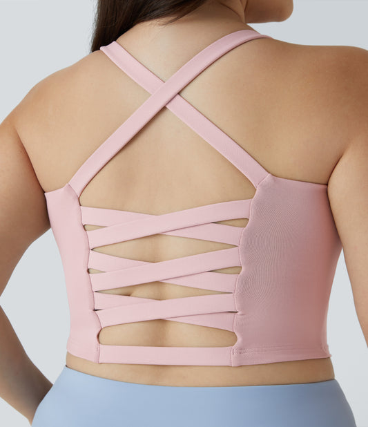 Nola Crop Top — Peachskin