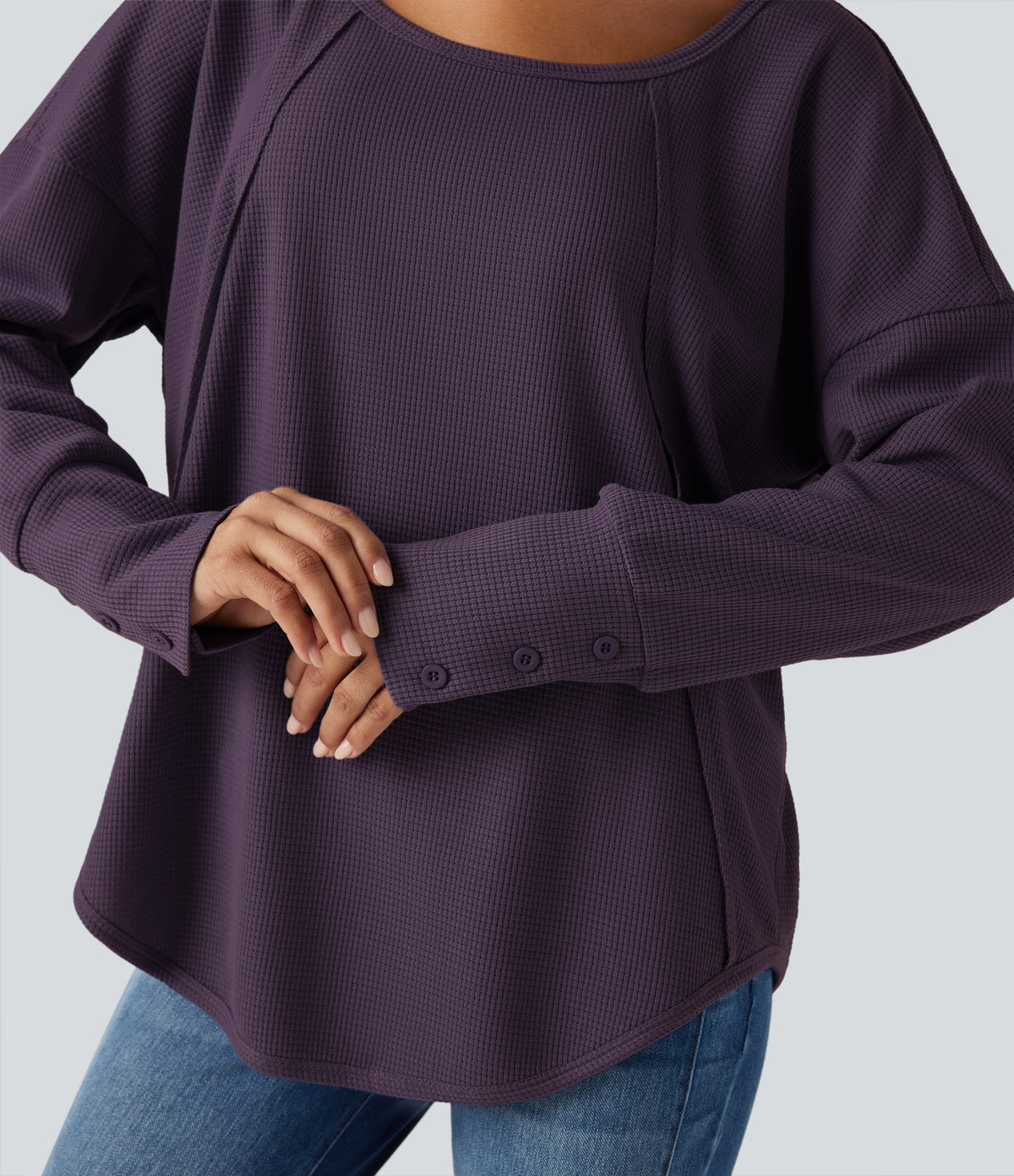 Ember Long-Sleeve Top — Mauve