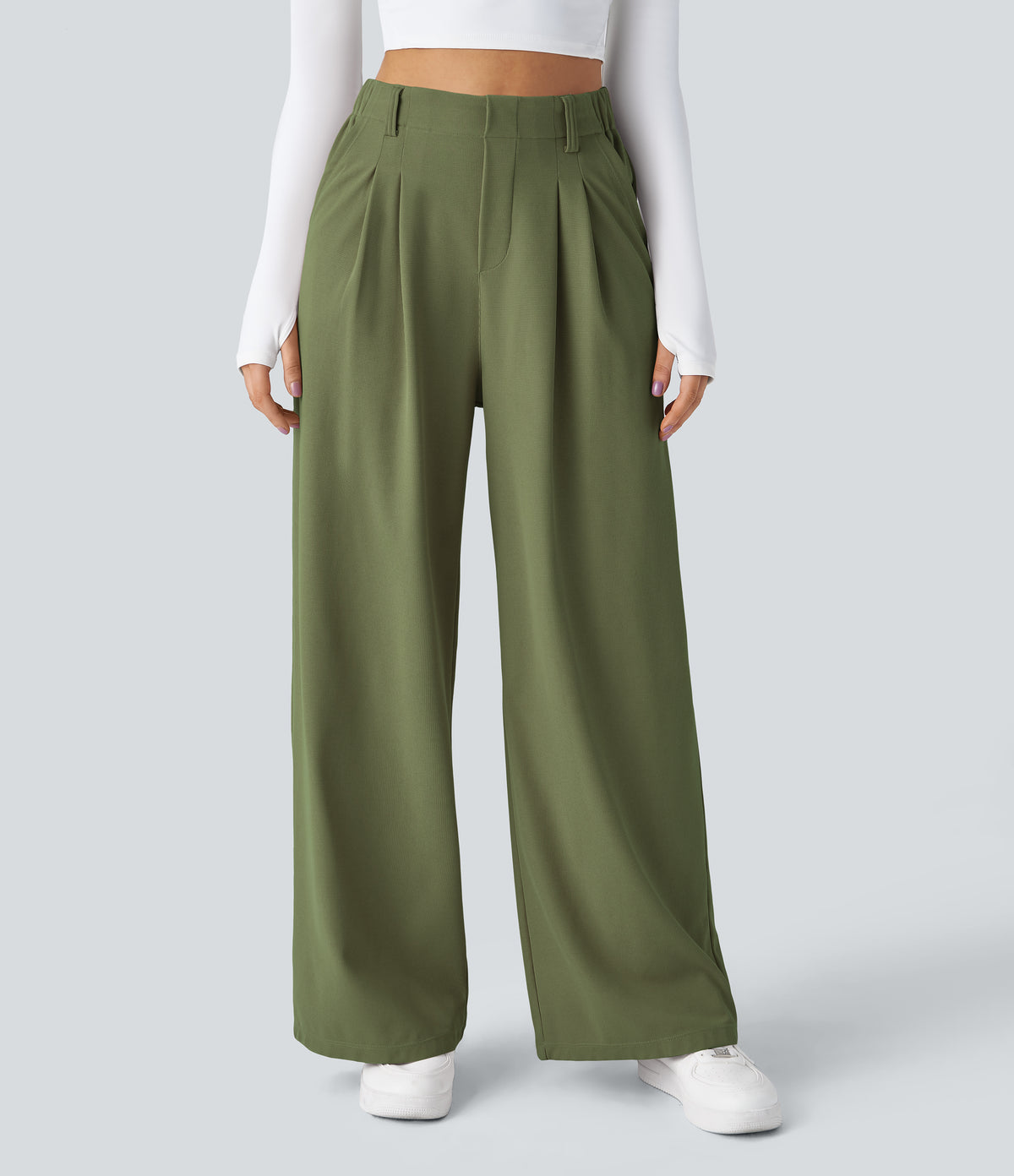 Aurora Pants — Loden Green