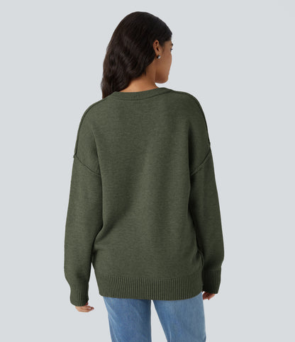 Marlow Sweater — Agarwood Green
