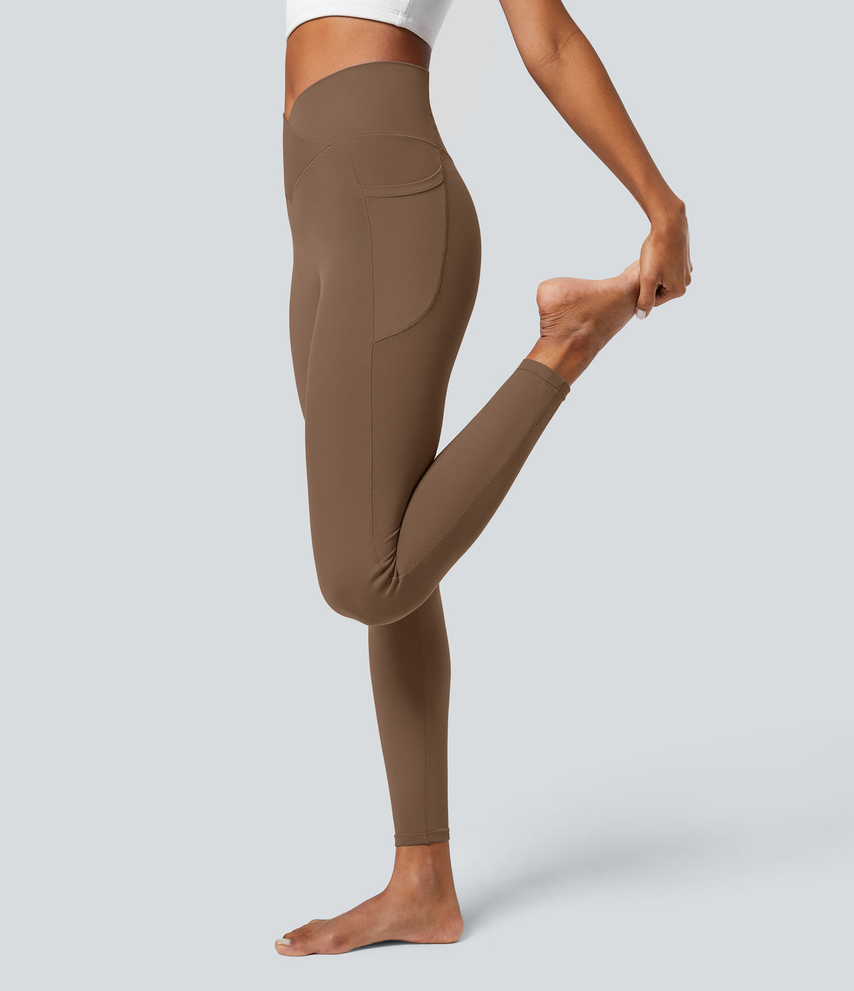 Petal Legging — Steel Gray
