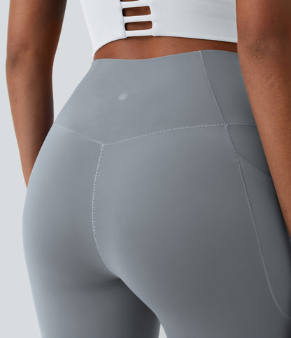 Petal Legging — Red Mahogany