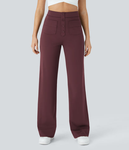 Isolde Pants — Red Mahogany