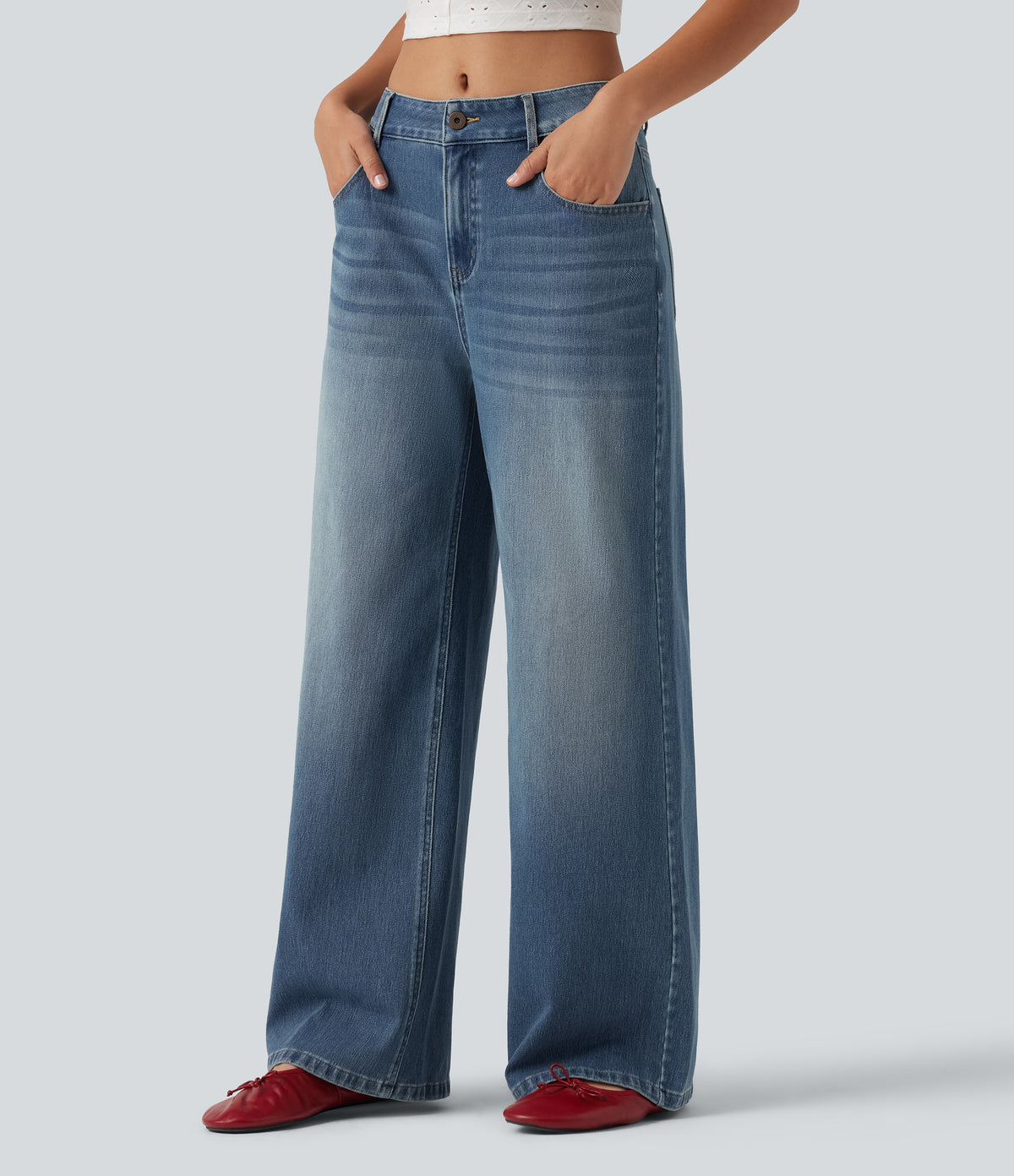 Lacey Jeans — Blue Surf Denim