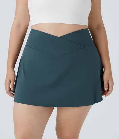Clover Skirt — Ink Green