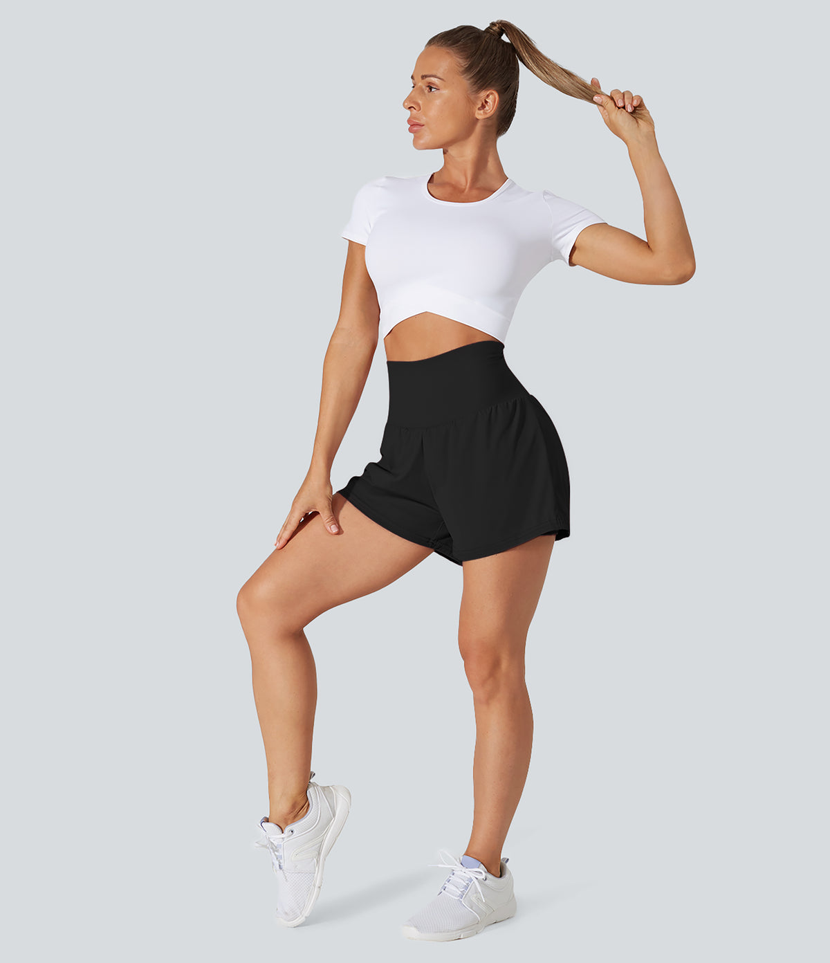 Breeze Short — Light Bean Green