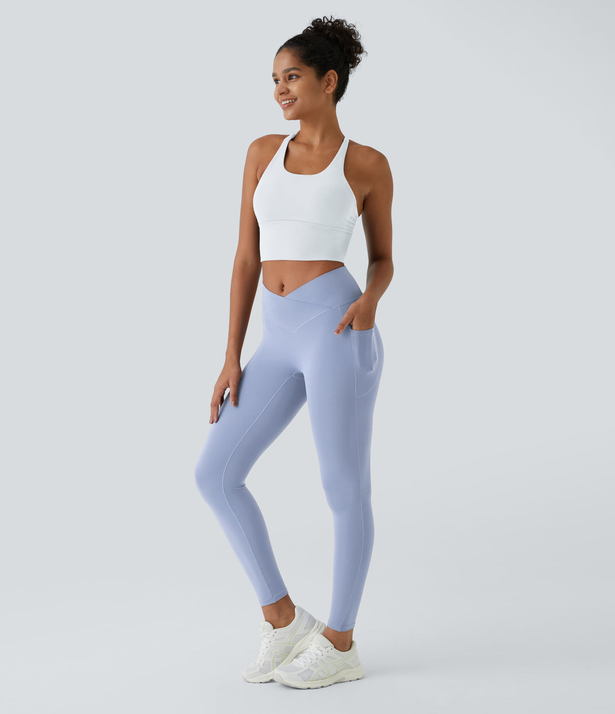 Petal Legging — Steel Gray