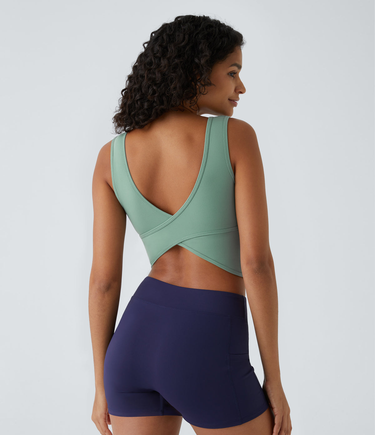 Ballet Tank — Hedge Green