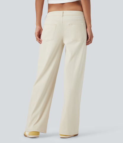 Avril Jeans — Light Khaki Denim
