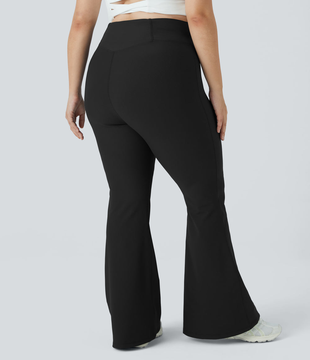 Daphne Flare Legging — Black