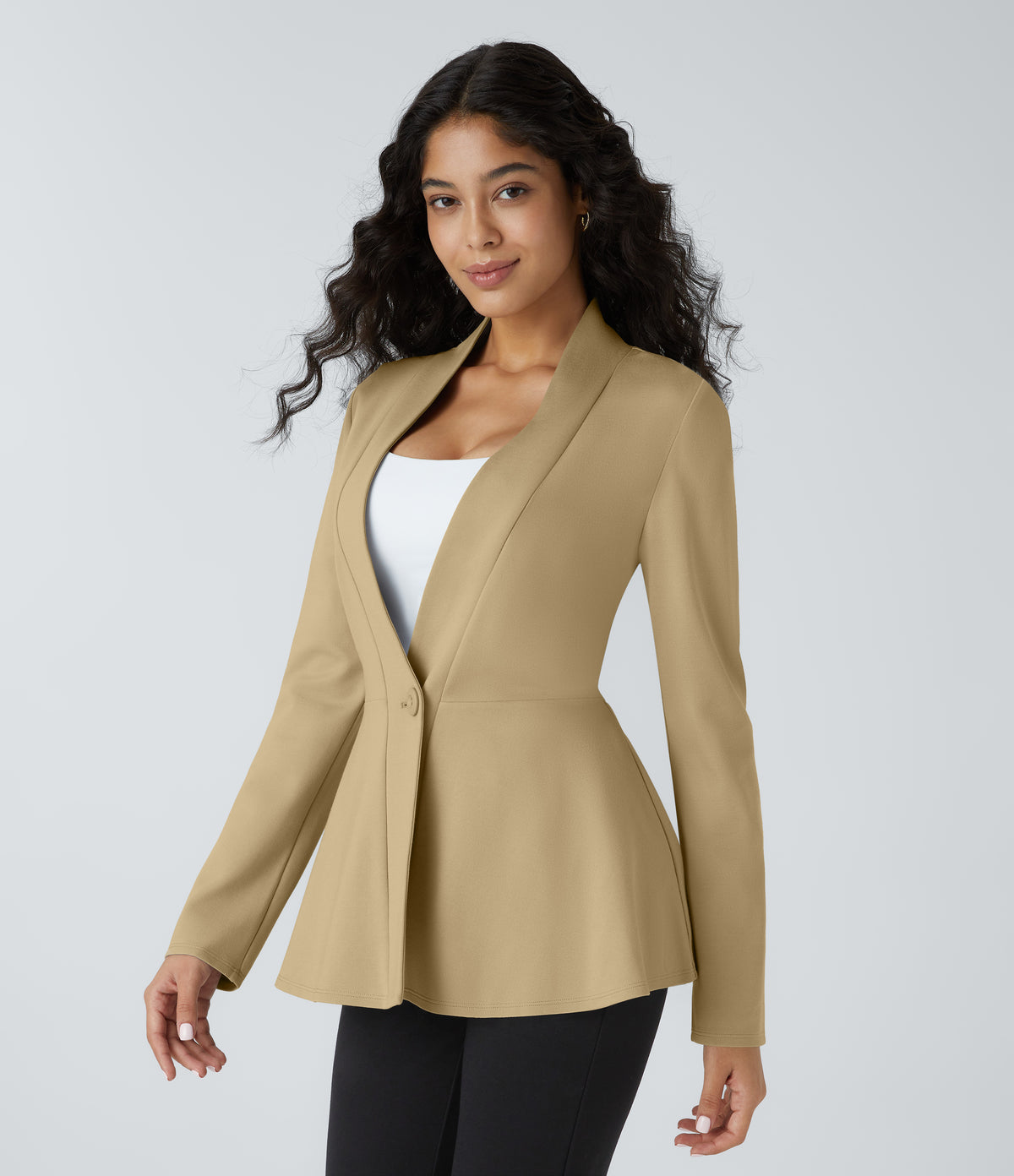 Junia Blazer — Taos Taupe