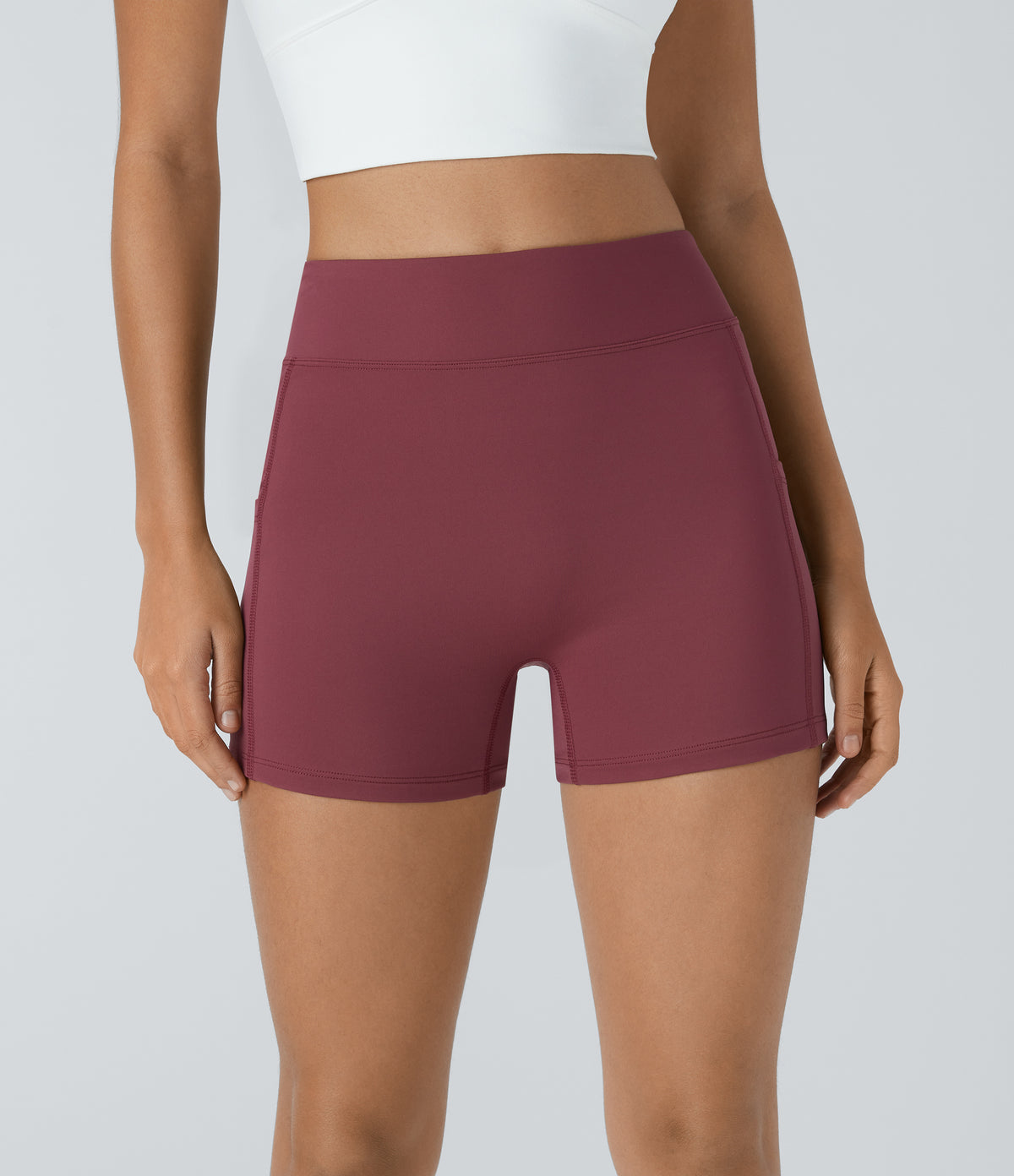 Hazel Biker Short — Elderberry