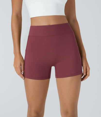 Hazel Biker Short — Elderberry