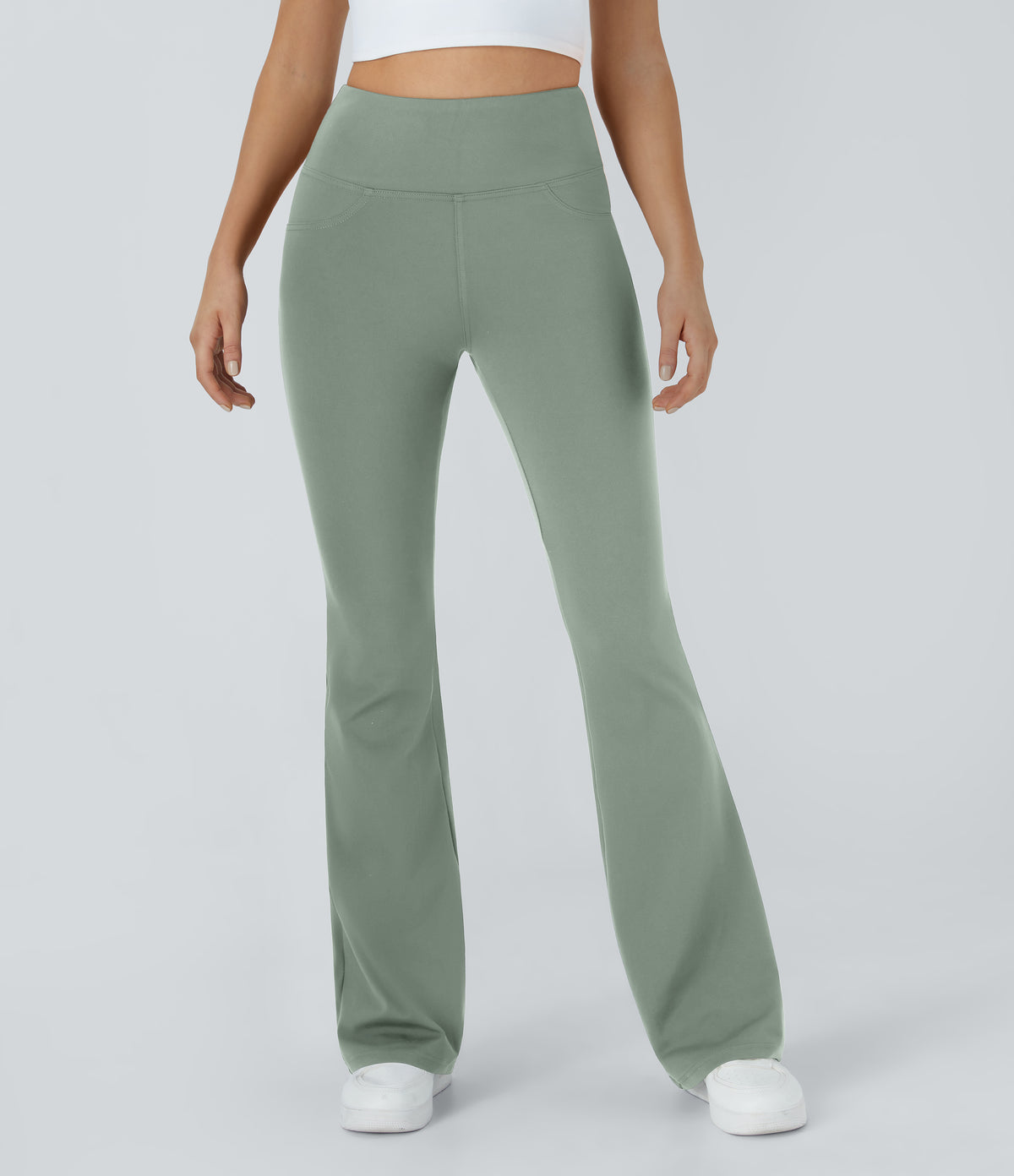 Willow Flare Legging — Forest Night
