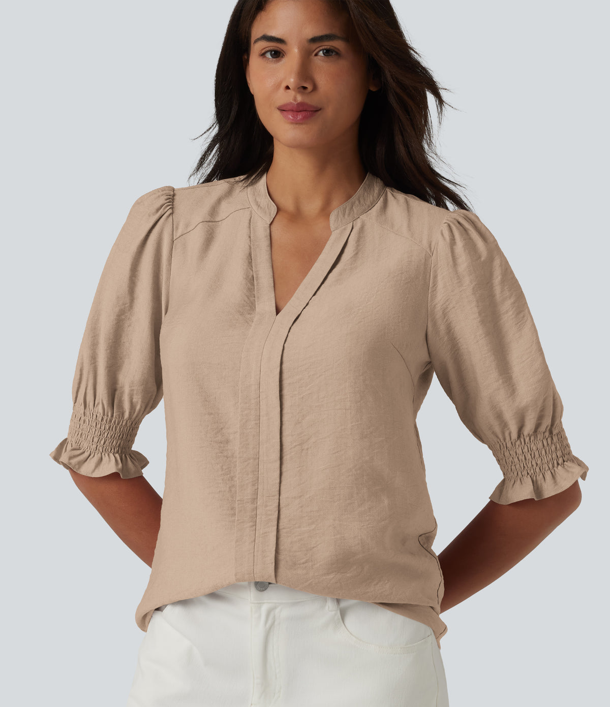 Imogen Blouse — Khaki