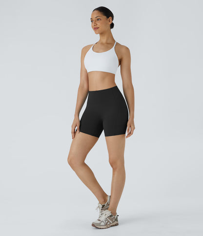 Dahlia Biker Short — Black Panther
