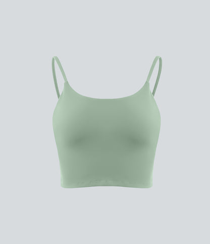 Luma Crop Top — Sweet Lavender
