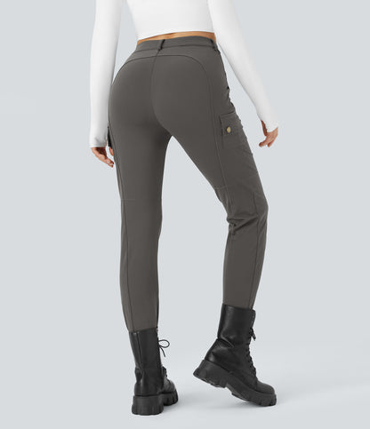 Cassia Pants — Deep Red Grey
