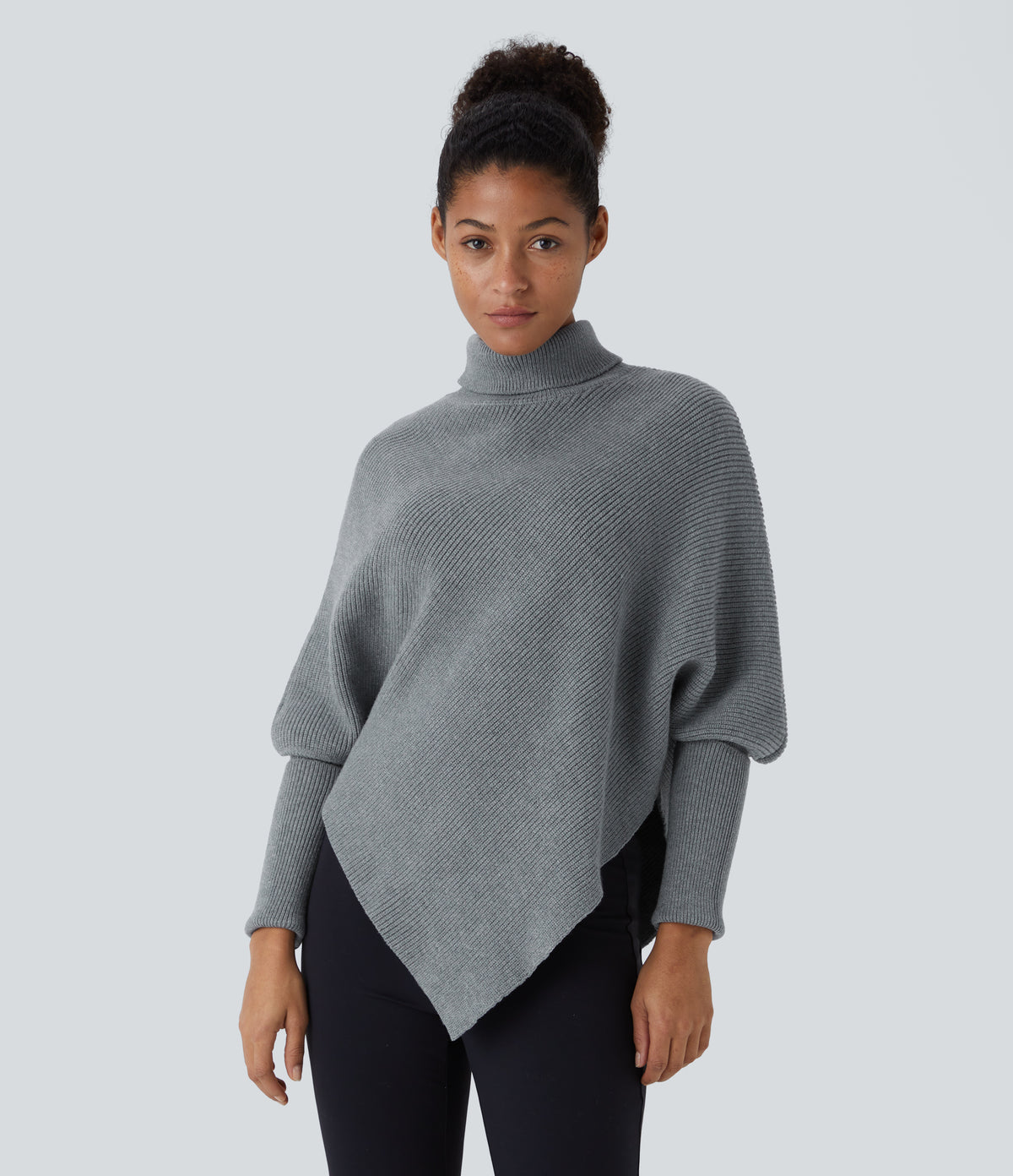 Gemma Sweater — Mottled Cloud Grey