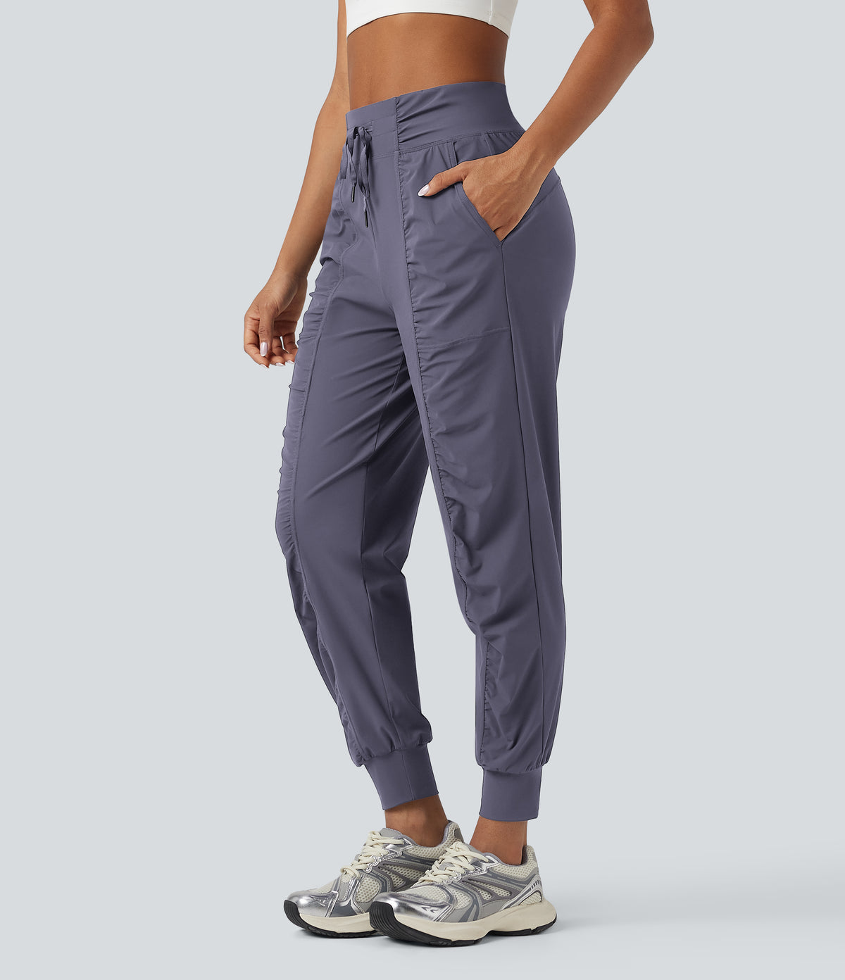 Odette Jogger — Charcoal Blue