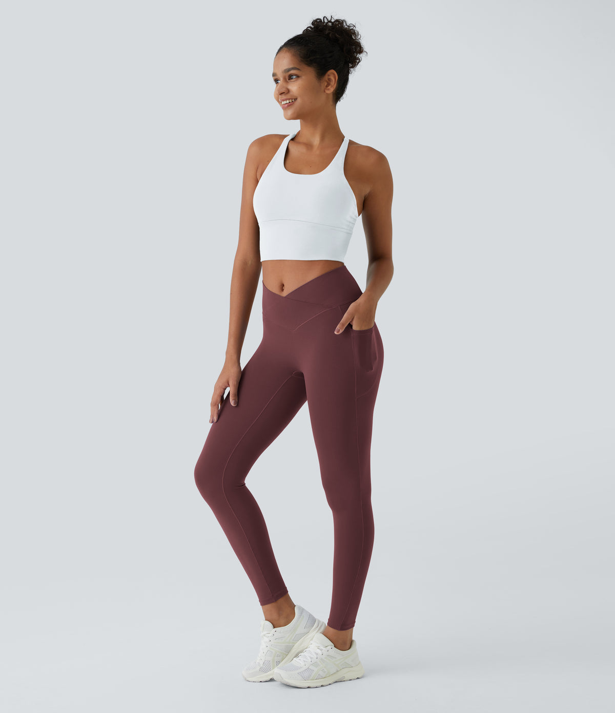 Petal Legging — Ume Purple