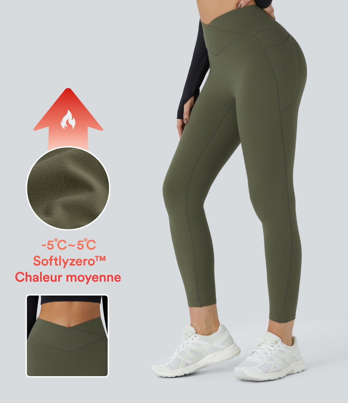 Rue Legging — Moss Green