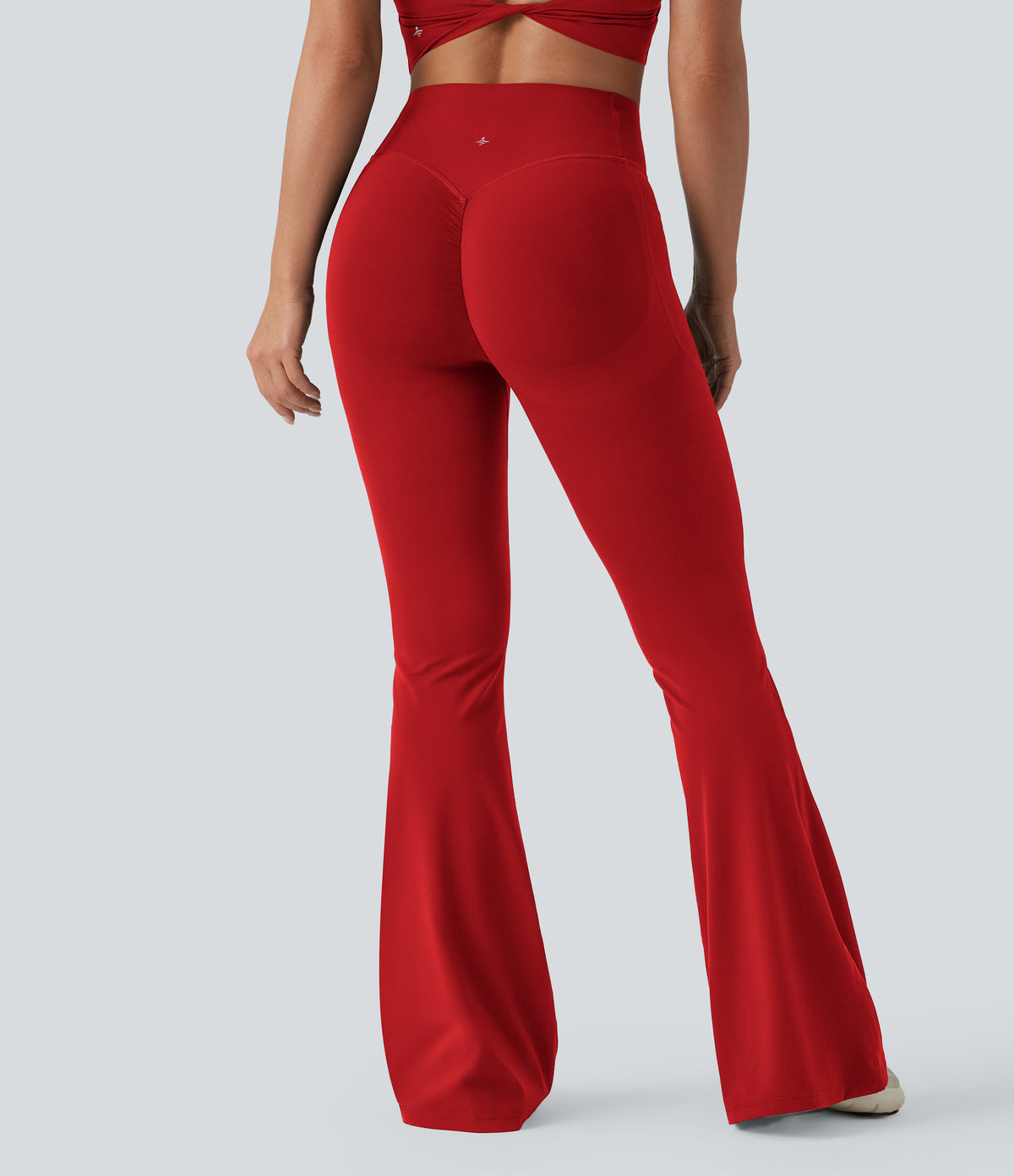 Mae Flare Legging — Aura Orange