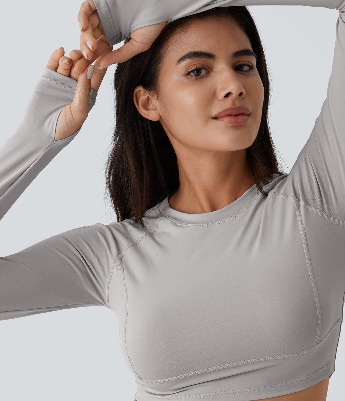 Sora Crop Top — Ballad Blue
