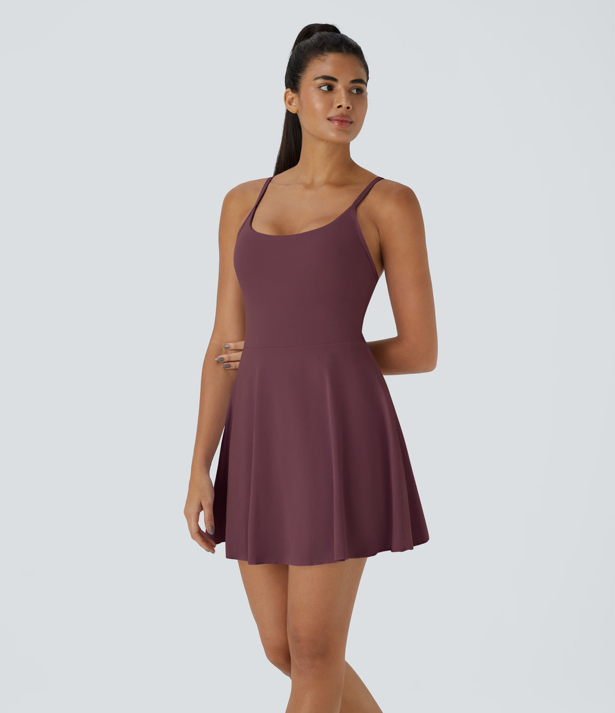 Lyra Dress — Tulip Purple