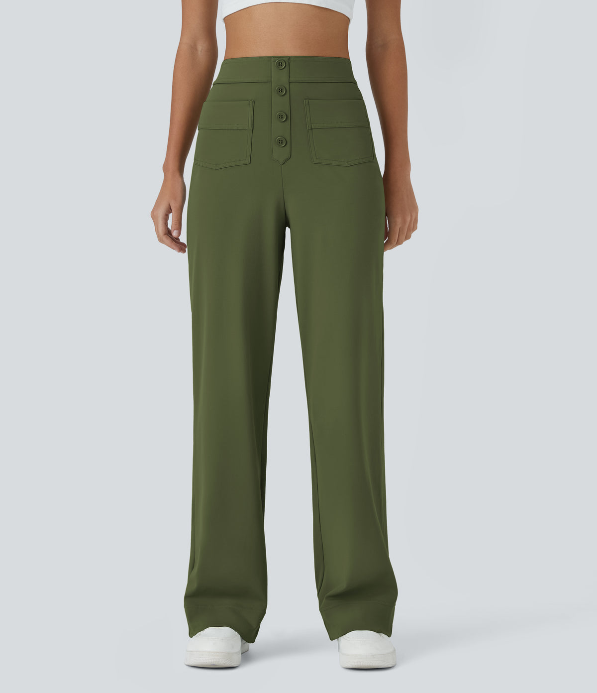 Isolde Pants — Chive