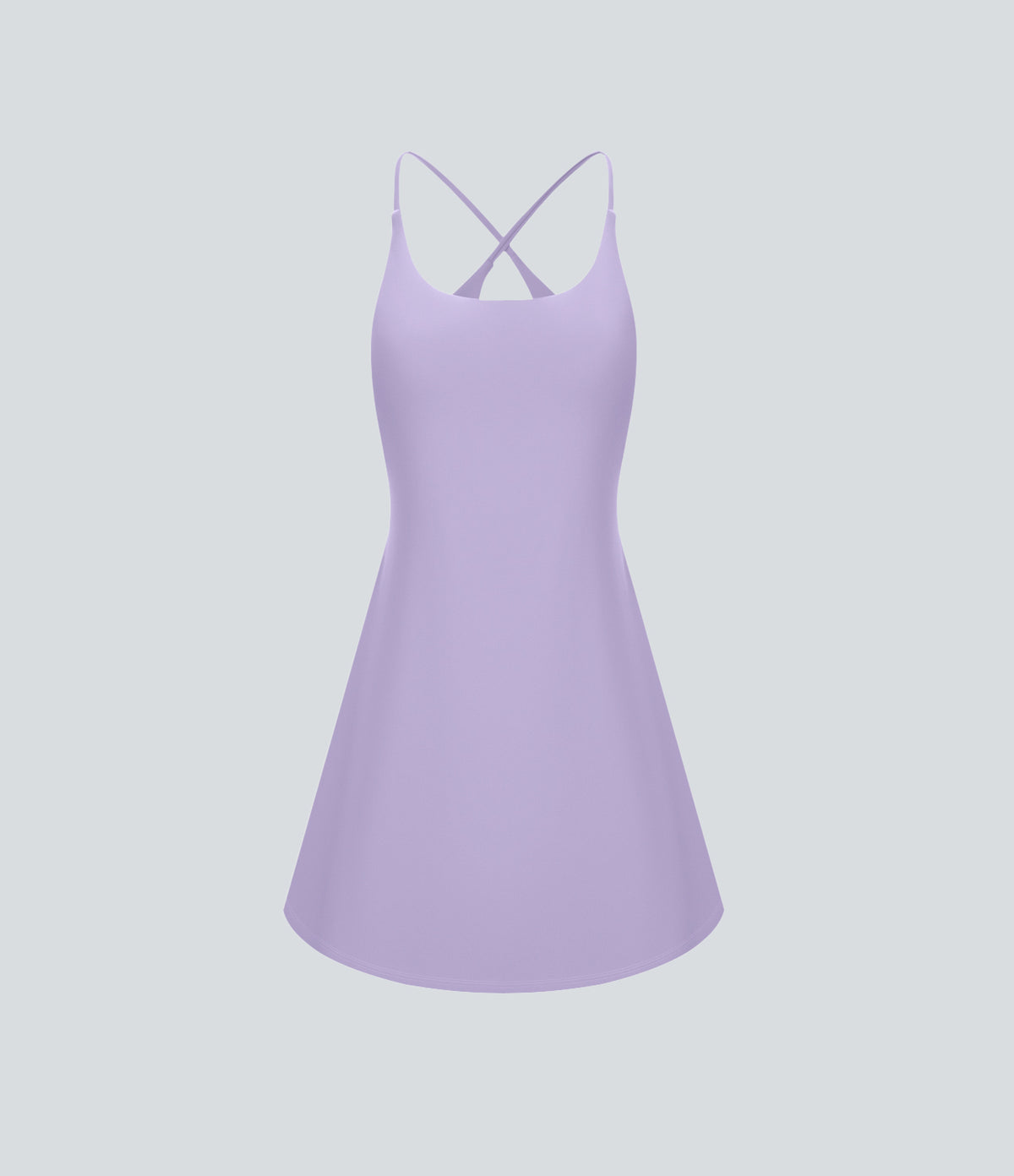 Petal Dress — Grass Grey Green