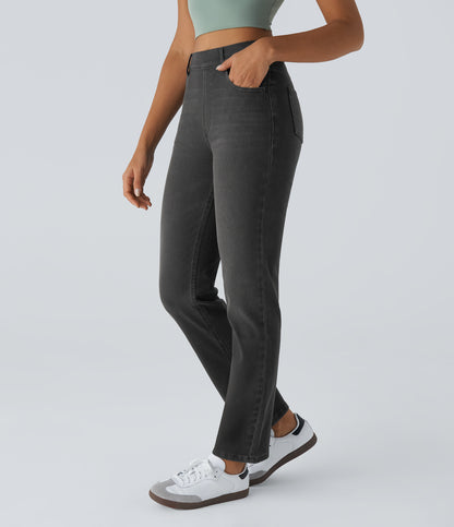 Cleo Jeans — Deep Ink Black Denim